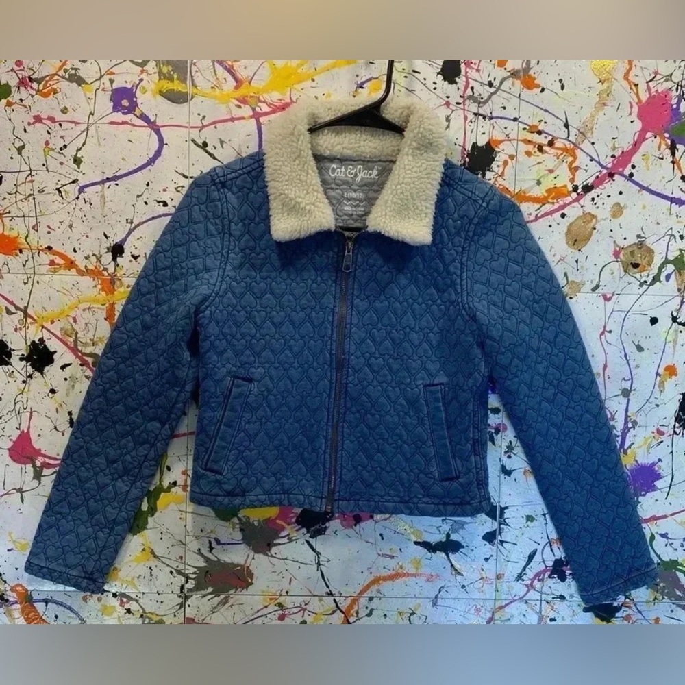 Cat & Jack Cropped Heart Jacket 💙